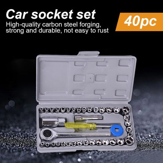 40pcs Aiwa Socket Wrench Tool Kit