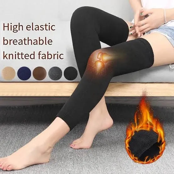 Thermal Knee Warmers For Winter For Men & Women (random Color)